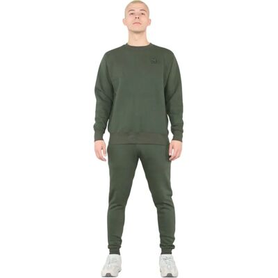 MYT Kaki Geborduurd Logo Trainingspak - Tracksuit MYT Kaki Geborduurd Logo Trainingspak - Tracksuit
