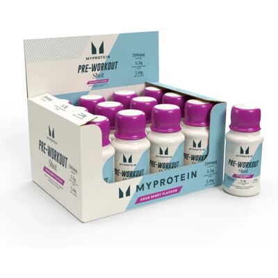 Myvitamins Pre-Workout Shot - Bärsyra - Kosttillskott Myvitamins Pre-Workout Shot - Bärsyra - Kosttillskott