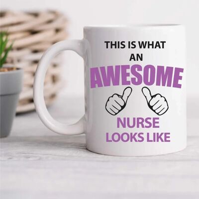 60 SECOND MAKEOVER - Nurse Mug - White - One Size - Mug 60 SECOND MAKEOVER - Nurse Mug - White - One Size - Mug