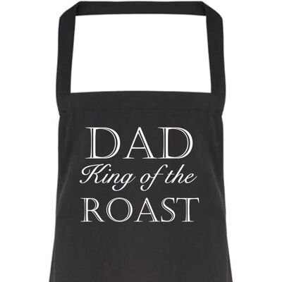 60 SECOND MAKEOVER - Dad King of the Roast - Black - Apron 60 SECOND MAKEOVER - Dad King of the Roast - Black - Apron
