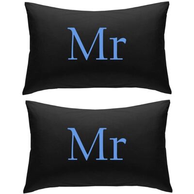 60 SECOND MAKEOVER - Mr Pillowcases - Black - Pillowcase 60 SECOND MAKEOVER - Mr Pillowcases - Black - Pillowcase