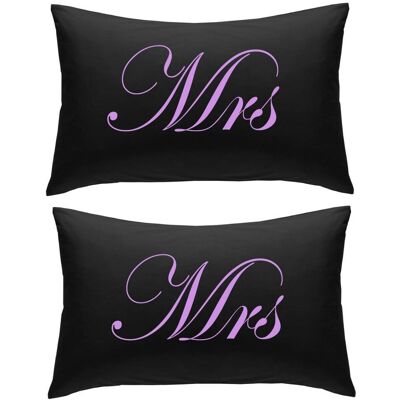 60 SECOND MAKEOVER - Mrs and Mrs Pillowcase 60 SECOND MAKEOVER - Mrs and Mrs Pillowcase