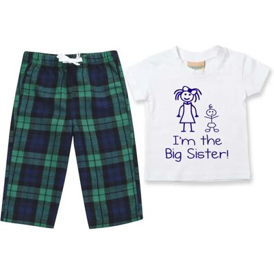 60 SECOND MAKEOVER - I'm The Big Sister - Tartan - Pyjama Set 60 SECOND MAKEOVER - I'm The Big Sister - Tartan - Pyjama Set