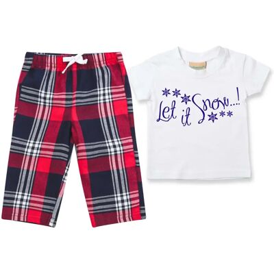 60 SECOND MAKEOVER - Let It Snow - Red - Tartan - Pajamas 60 SECOND MAKEOVER - Let It Snow - Red - Tartan - Pajamas