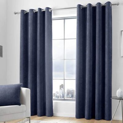 Appletree - Kilbride - Navy - 168x229cm - Curtains Appletree - Kilbride - Navy - 168x229cm - Curtains