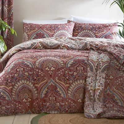 Dreams & Drapes Palais Jacobean Damask Duvet Cover Set Dreams & Drapes Palais Jacobean Damask Duvet Cover Set