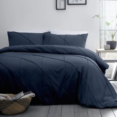 Serene Dart Navy Einzelbettbezug-Set - Bettwäsche Serene Dart Navy Einzelbettbezug-Set - Bettwäsche