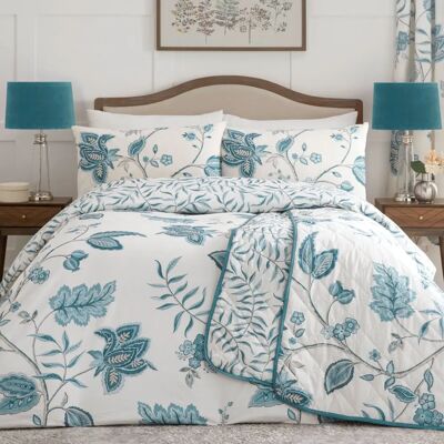 Dreams & Drapes Samira Floral Duvet Cover Set - Bedding Set Dreams & Drapes Samira Floral Duvet Cover Set - Bedding Set