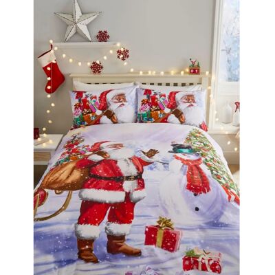 Fusion Santa & Snowy Zestaw pościeli świątecznej - Duvet Cover Set Fusion Santa & Snowy Zestaw pościeli świątecznej - Duvet Cover Set