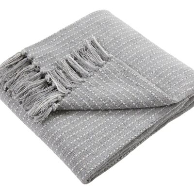Plaid Quinn Gris de Drift Home - couverture Plaid Quinn Gris de Drift Home - couverture