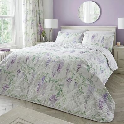 Dreams & Drapes Wisteria Wendbares Blumenbettüberwurf - Bettdecke Dreams & Drapes Wisteria Wendbares Blumenbettüberwurf - Bettdecke