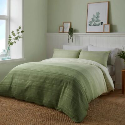 Ensemble de housse de duvet Fusion Vert - Literie Ensemble de housse de duvet Fusion Vert - Literie
