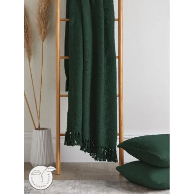 Hayden 200cm x 200cm Throw Green - Throw Hayden 200cm x 200cm Throw Green - Throw