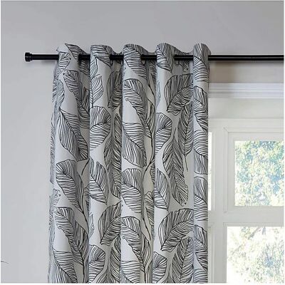 Rideaux en coton noir Fusion Matteo - Rideaux Rideaux en coton noir Fusion Matteo - Rideaux