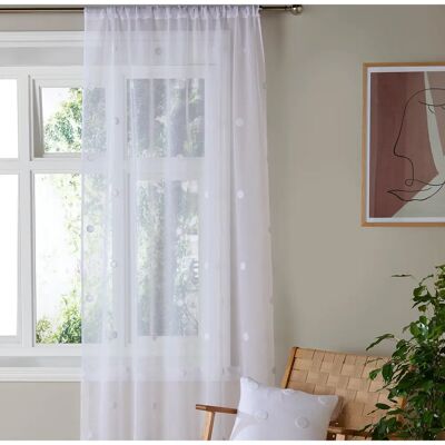 Appletree Boutique Zara White Voile Curtain Appletree Boutique Zara White Voile Curtain