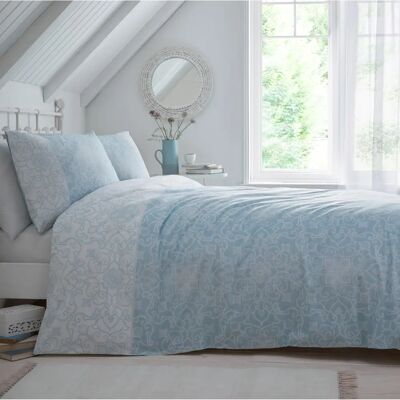Ensemble de Duvet Frampton de Dreams & Drapes - Bleu Ensemble de Duvet Frampton de Dreams & Drapes - Bleu