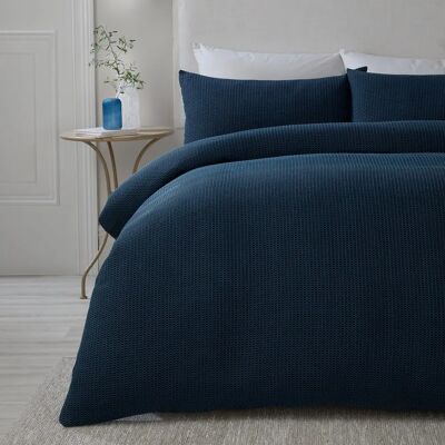 Serene Lindly Duvet Cover Navy - Bedding Set Serene Lindly Duvet Cover Navy - Bedding Set
