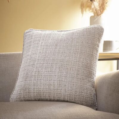 Appletree Alba Soft Touch Chenille Cushion - 43cm x 43cm - Natural Appletree Alba Soft Touch Chenille Cushion - 43cm x 43cm - Natural