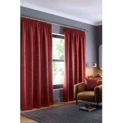 Fusion Galaxy Terracotta Dim-out Curtains - Curtains Fusion Galaxy Terracotta Dim-out Curtains - Curtains