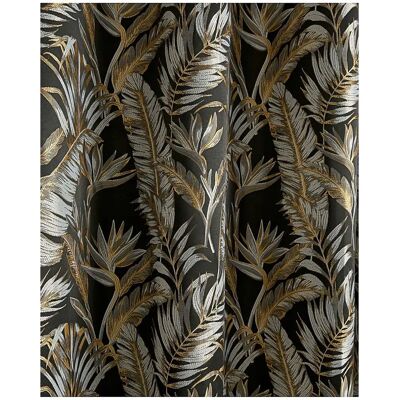 Rideaux en Jacquard Palmier Noir Laurence Llewelyn-Bowen - Rideaux Rideaux en Jacquard Palmier Noir Laurence Llewelyn-Bowen - Rideaux