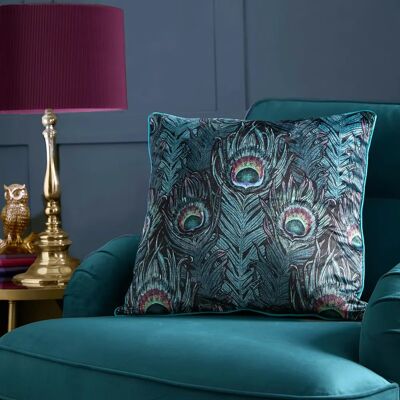 Laurence Llewelyn-Bowen Dandy Teal - Cushion Laurence Llewelyn-Bowen Dandy Teal - Cushion