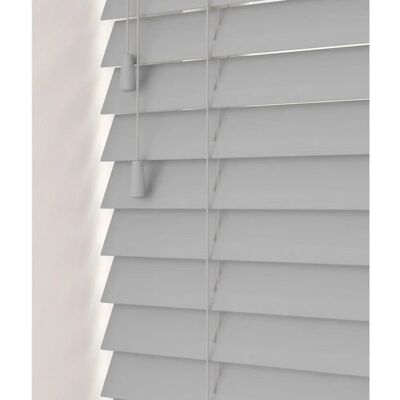 Edge Blinds - Dove Grey - 50mm - Faux Wood - Venetian Blinds Edge Blinds - Dove Grey - 50mm - Faux Wood - Venetian Blinds