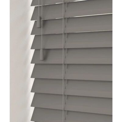 Edge Blinds - Smooth Grey 50mm - Venetian Blinds Edge Blinds - Smooth Grey 50mm - Venetian Blinds