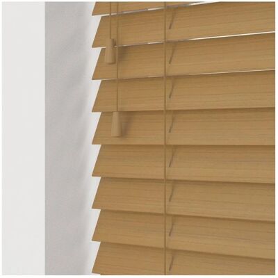 Edge Blinds - Sahara Oak 50mm - Faux Wood Venetian Blinds Edge Blinds - Sahara Oak 50mm - Faux Wood Venetian Blinds