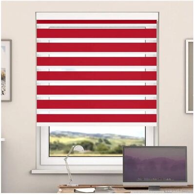 New Edge Blinds - Pepper Day And Night Zebra - Roller blind New Edge Blinds - Pepper Day And Night Zebra - Roller blind