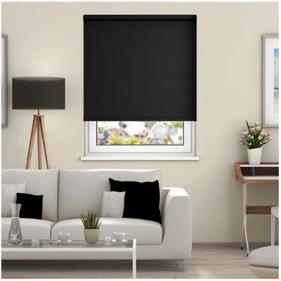Edge Blinds - Thermal Blackout - Black - Roller Blinds Edge Blinds - Thermal Blackout - Black - Roller Blinds