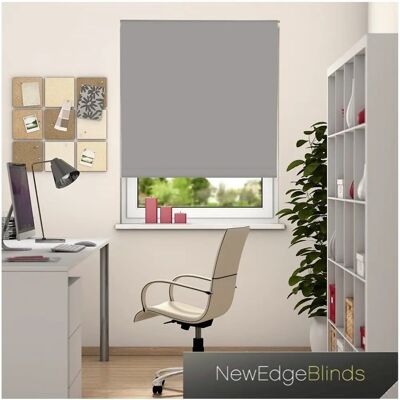New Edge Blinds - Thermal Blackout Roller - Light Grey New Edge Blinds - Thermal Blackout Roller - Light Grey
