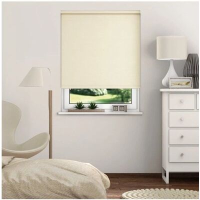 Edge Blinds - Thermal Blackout Roller - 125x175 - Oyster - Roller Blinds Edge Blinds - Thermal Blackout Roller - 125x175 - Oyster - Roller Blinds