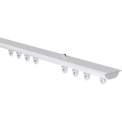 Edge Blinds - White Curtain - 80cm - PVC - Curtain Track Edge Blinds - White Curtain - 80cm - PVC - Curtain Track