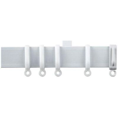 Edge Blinds - White Aluminium Curtain Track 370cm - Curtain Track Edge Blinds - White Aluminium Curtain Track 370cm - Curtain Track