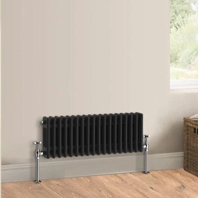 Warmehaus - Traditional Cast Iron Style Black Radiator Warmehaus - Traditional Cast Iron Style Black Radiator