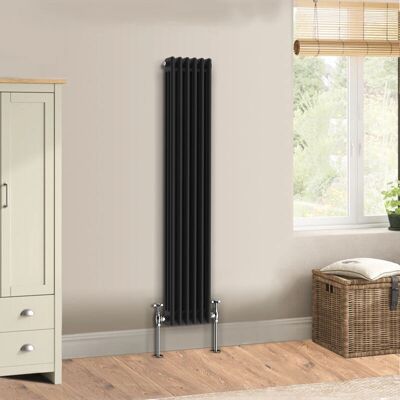 Warmehaus - Traditional Cast Iron Style - Black - Triple - Radiator Warmehaus - Traditional Cast Iron Style - Black - Triple - Radiator