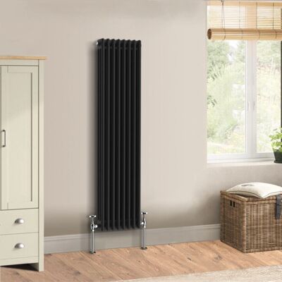 Warmehaus - Traditional Cast Iron Black - 1500x382 - Radiator Warmehaus - Traditional Cast Iron Black - 1500x382 - Radiator