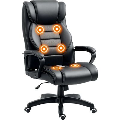 Vinsetto High Back 6 Points Vibration Massage Executive Office Chair - Office Chair Vinsetto High Back 6 Points Vibration Massage Executive Office Chair - Office Chair