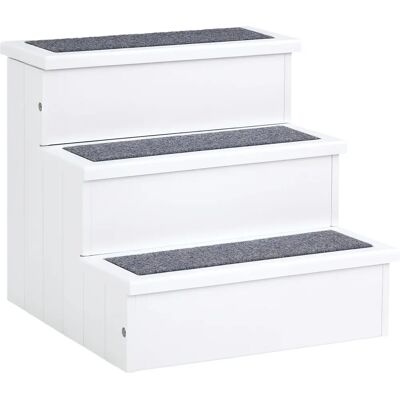 PawHut 3 Step Dog Steps - Dog Steps PawHut 3 Step Dog Steps - Dog Steps