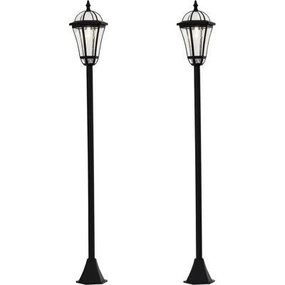 Outsunny 2PCS Solar Torch LED Lights Post Lamp Outdoor Garden Decoration - Garden Lights Outsunny 2PCS Solar Torch LED Lights Post Lamp Outdoor Garden Decoration - Garden Lights