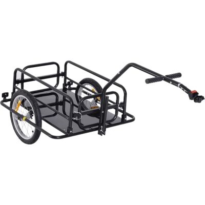 HOMCOM Folding Cargo Trailer - Cargo trailer for bicycles HOMCOM Folding Cargo Trailer - Cargo trailer for bicycles