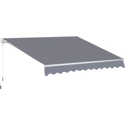 Outsunny 2.95 x 2.5m Manual Awning Canopy Sun Shade Shelter - Sun Shade Shelter Outsunny 2.95 x 2.5m Manual Awning Canopy Sun Shade Shelter - Sun Shade Shelter