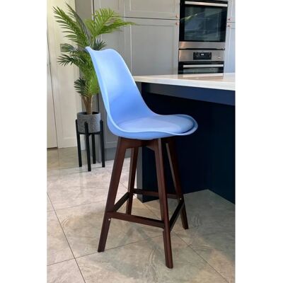 Fusion Living Soho Plastic Bar Stool Dark Blue - Bar Stool Fusion Living Soho Plastic Bar Stool Dark Blue - Bar Stool