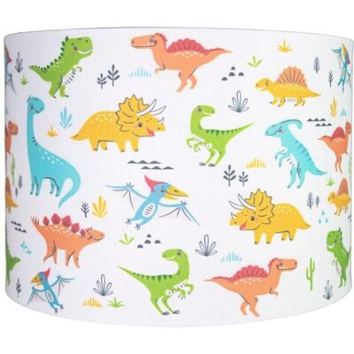 Happy Homewares - Dinosaurs Lamp Shade - Cotton - Lamp Shade Happy Homewares - Dinosaurs Lamp Shade - Cotton - Lamp Shade