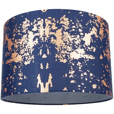 Happy Homewares - Navy Shade - Copper Foil - Cotton - Shade Happy Homewares - Navy Shade - Copper Foil - Cotton - Shade