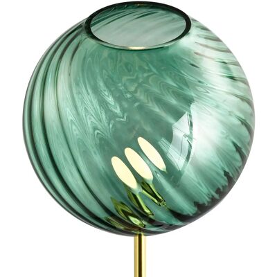 Happy Homewares - Designer Chic - Emerald Green - Brushed Gold Floor lamp Happy Homewares - Designer Chic - Emerald Green - Brushed Gold Floor lamp