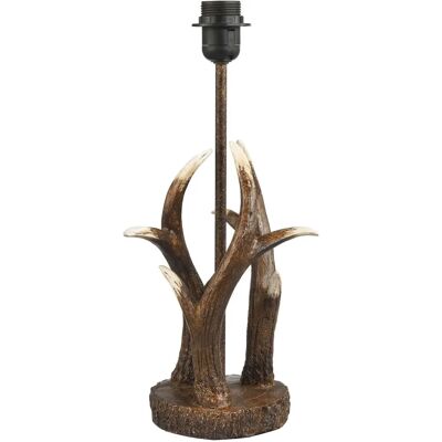 Happy Homewares - Antler Resin - Bronze - Table Lamp Base Happy Homewares - Antler Resin - Bronze - Table Lamp Base