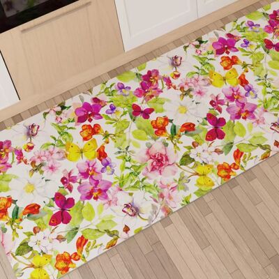 NONE PETTI Artigiani Italiani - Tapis de Cuisine 52x100 cm Design Papillons - Produit de Cuisine - Publicité NONE PETTI Artigiani Italiani - Tapis de Cuisine 52x100 cm Design Papillons - Produit de Cuisine - Publicité