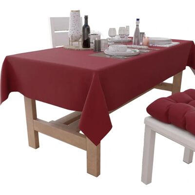 Petti Artigiani Italiani - Bawełniany Bordeaux obrus 140x180cm - Chroni i dekoruje Petti Artigiani Italiani - Bawełniany Bordeaux obrus 140x180cm - Chroni i dekoruje