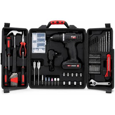 Mylek - 18V Cordless Drill Driver - Li-Ion Battery - Drill Mylek - 18V Cordless Drill Driver - Li-Ion Battery - Drill